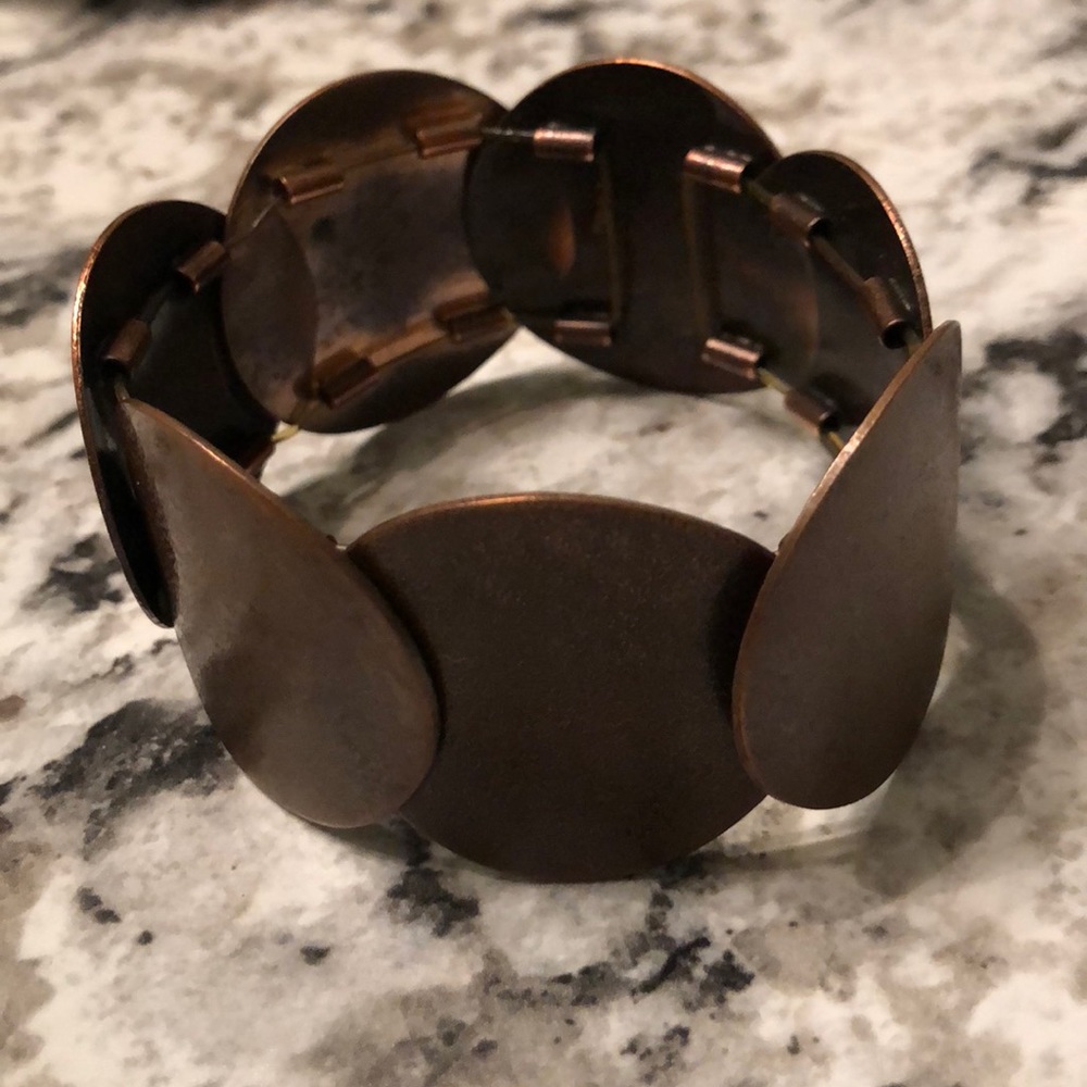 Bronze distressed bracelet